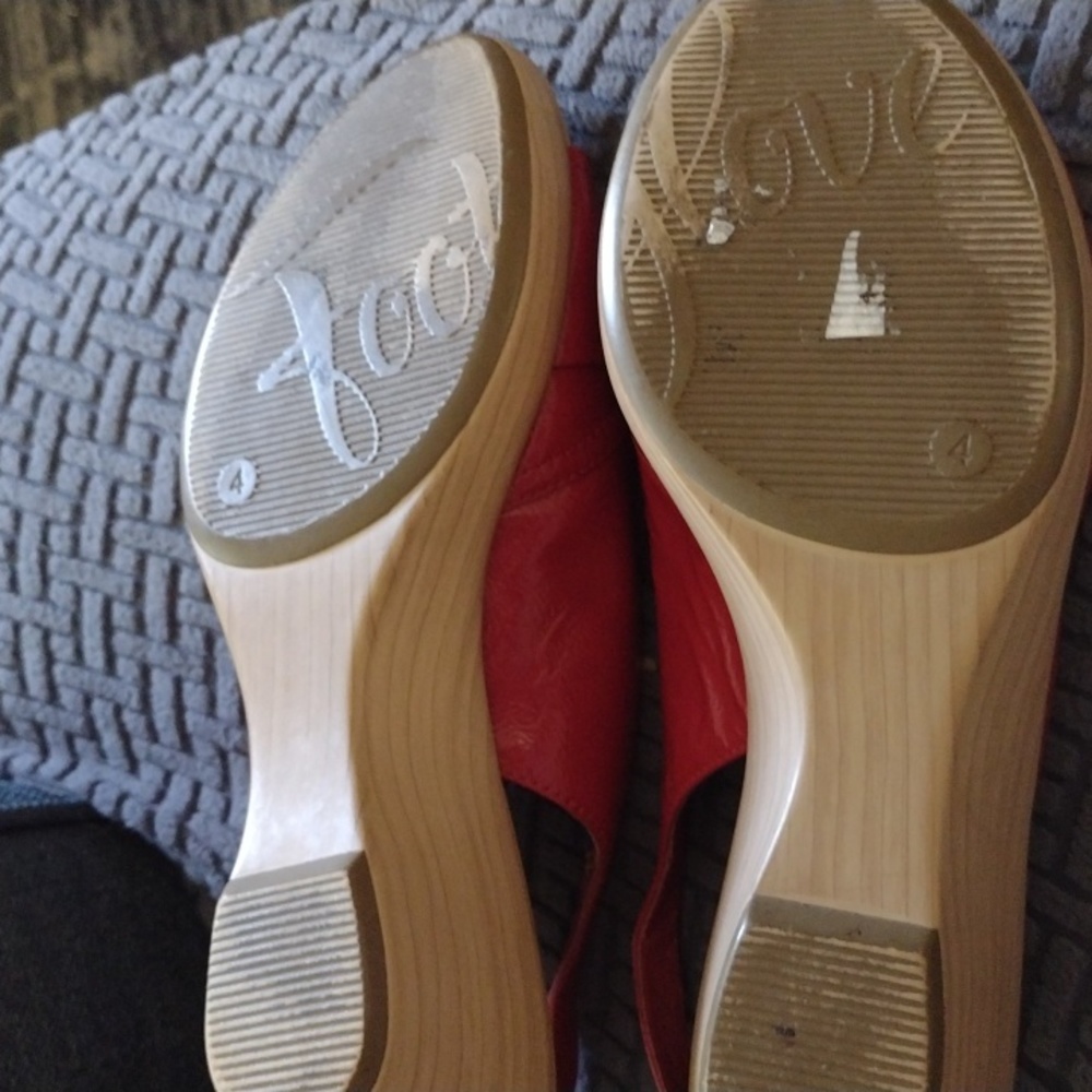 Red Patent slingbacks - Picture 4 of 6